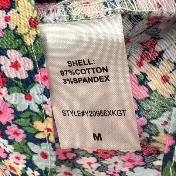 Tuckernuck Pomander Place Floral Puff Sleeve Blouse Medium - Picture 4 of 5